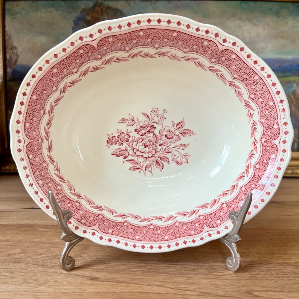 Grindley Avon Oval Transferware Serving Bowl